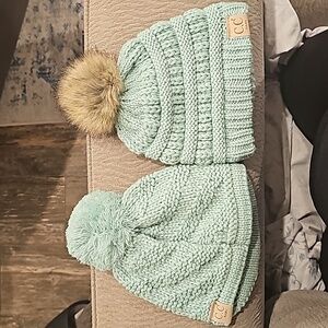 2 C.C Baby beanies--selling as set